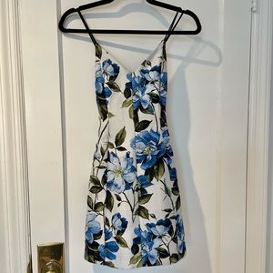 Alice and Olivia Tayla Dress Floral Mini Dress Size 2